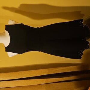 LOFT Black Sleeveless Mini Dress